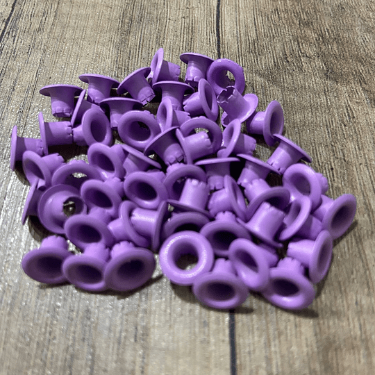 Ojetillos Color lila (100 unid)