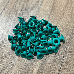 Ojetillos Color turquesa (100 unid)