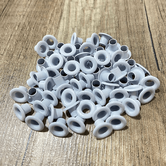 Ojetillos Color blanco (100 unid)