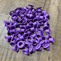 Ojetillos Color morado (100 unid)