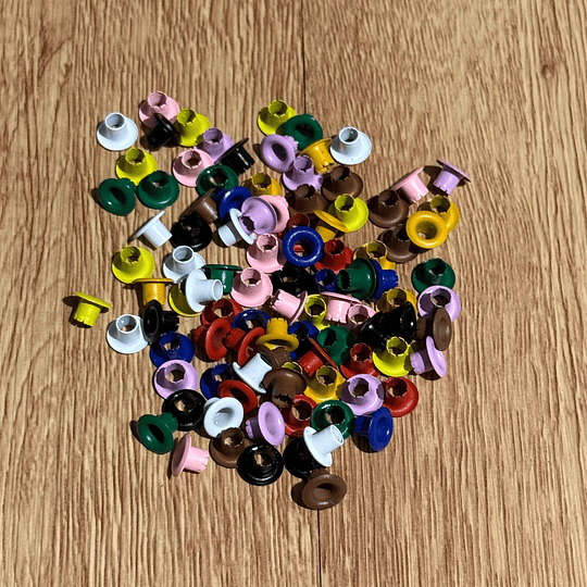Ojetillos Color mix (100 unid)