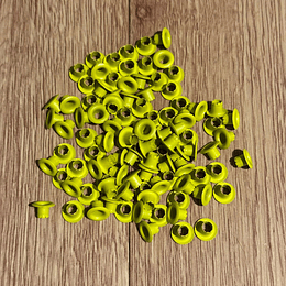 Ojetillos Color amarillo (100 unid)