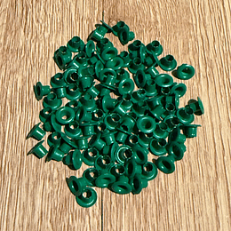 Ojetillos Color verde (100 unid)