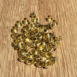 Ojetillos Color dorado (50 unid)