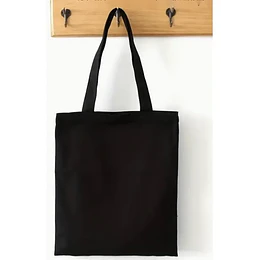 Bolsa Gabardina Negra 35x30 cm.