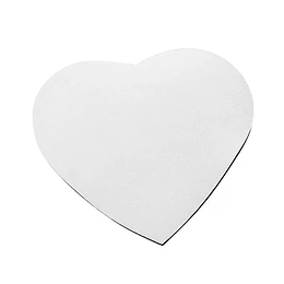 Mousepad Corazón 28,5 x 25,5 cm para sublimación