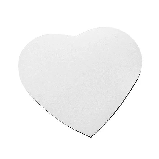 Mousepad Corazón 28,5 x 25,5 cm para sublimación