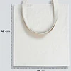 Bolsa Sublimación Poliester color Beige 42x37 cm. (10 unid).