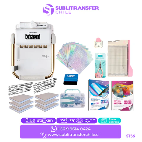 ST56 Kit Universal Cinch set papeleria premium - Entrega inmediata