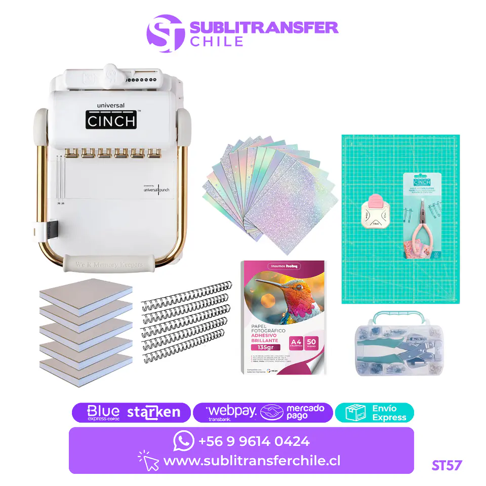 ST57 Kit Universal Cinch herramientas + base de corte  - Entrega inmediata 1