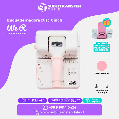 ST400 Encuadernadora Disc Cinch - Entrega Inmediata