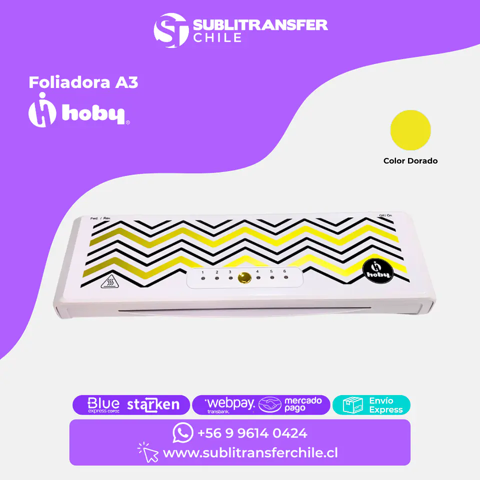 ST1600 Laminadora y Foliadora A3 Hoby - Entrega Inmedita 1