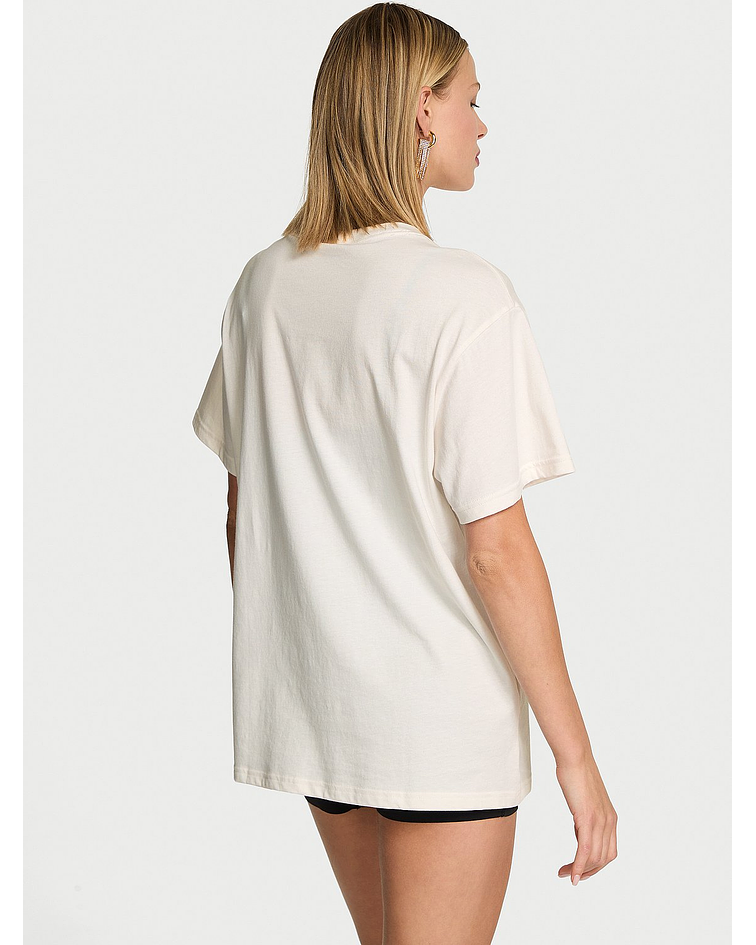  Polera Oversized de Algodón Angel Essentials