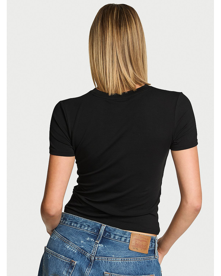  Polera Ajustada de Algodón  Angel Essentials