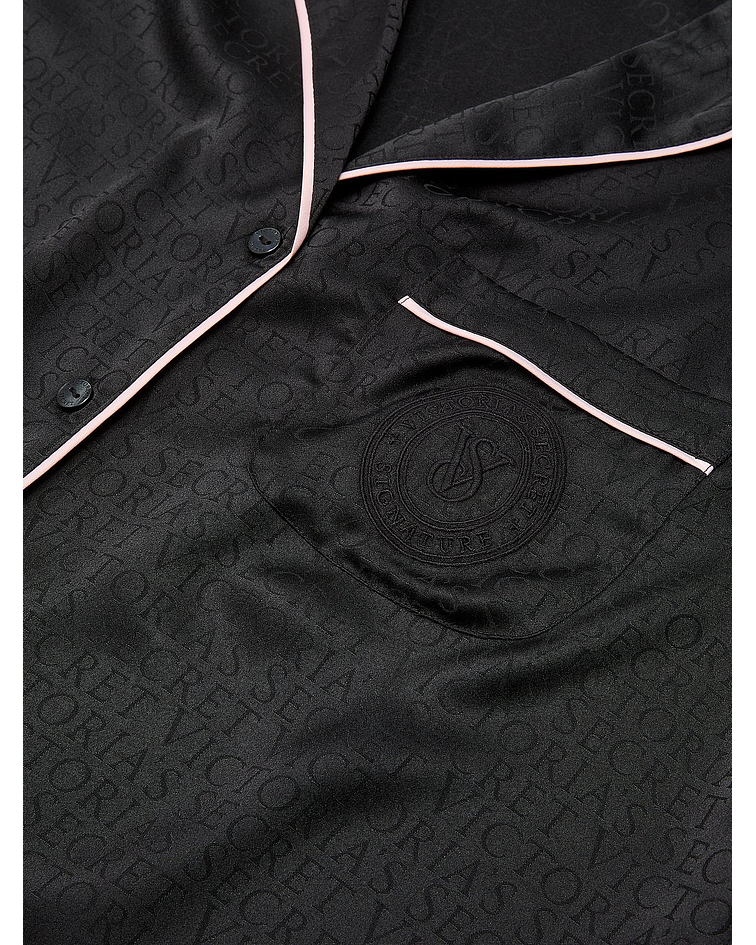 Pijama Largo de Satín