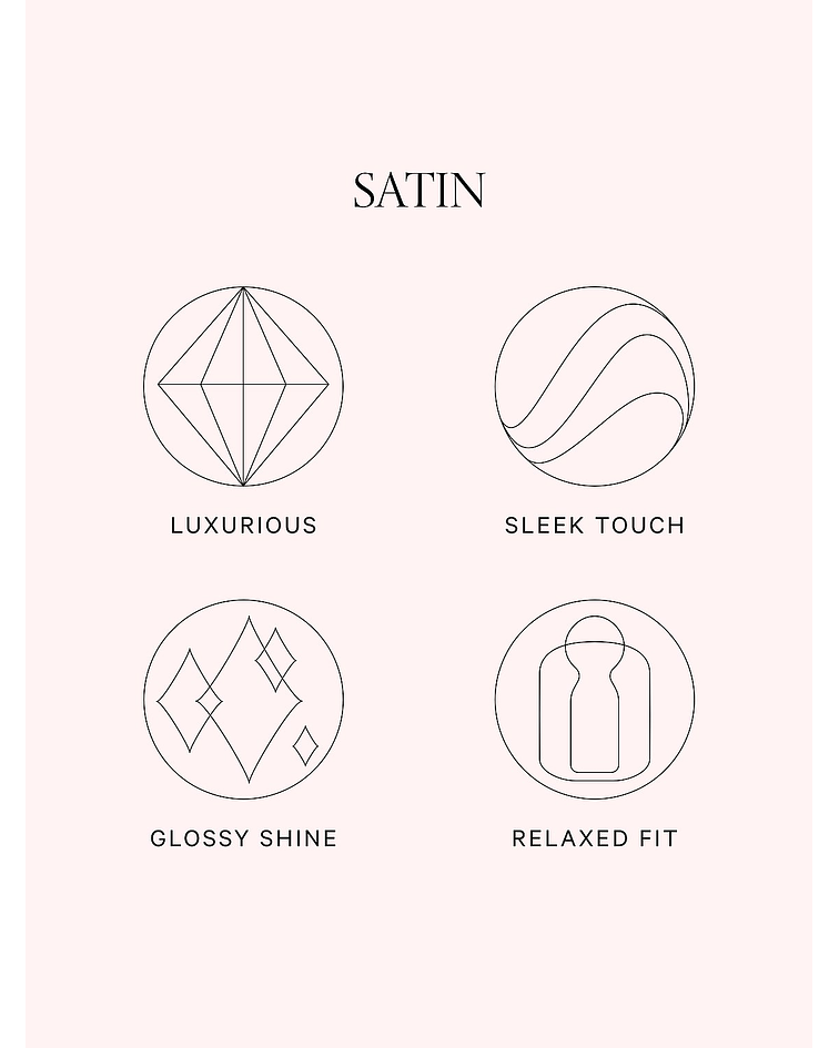 Pijama Largo rosa de Satín