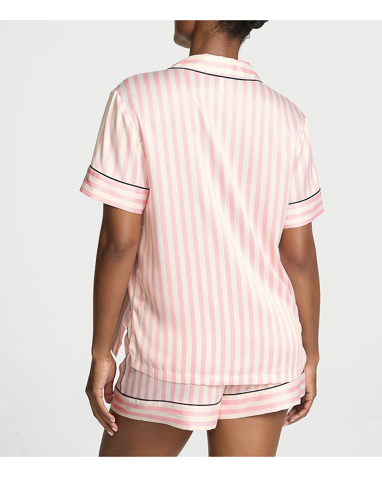 Pijama Corto de Satín Iconic 