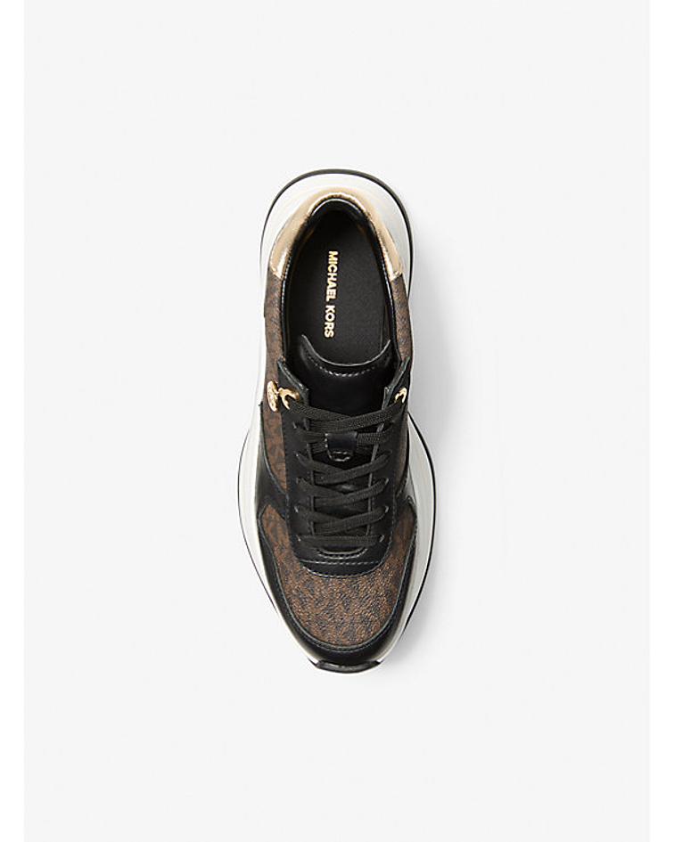 Zapatilla Arla de piel y gamuza