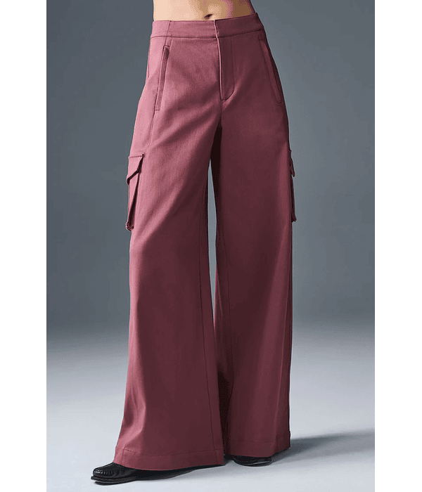 Pantalón Cargo de Pierna Ancha 