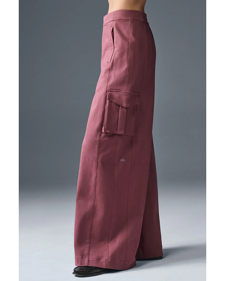 Pantalón Cargo de Pierna Ancha 