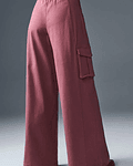 Pantalón Cargo de Pierna Ancha 