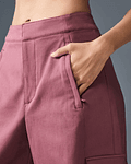 Pantalón Cargo de Pierna Ancha 