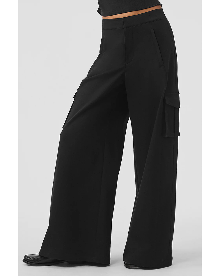 Pantalón Cargo de Pierna Ancha 