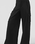 Pantalón Cargo de Pierna Ancha 