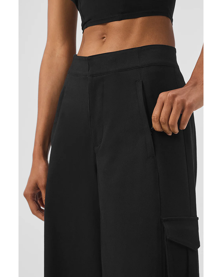 Pantalón Cargo de Pierna Ancha 