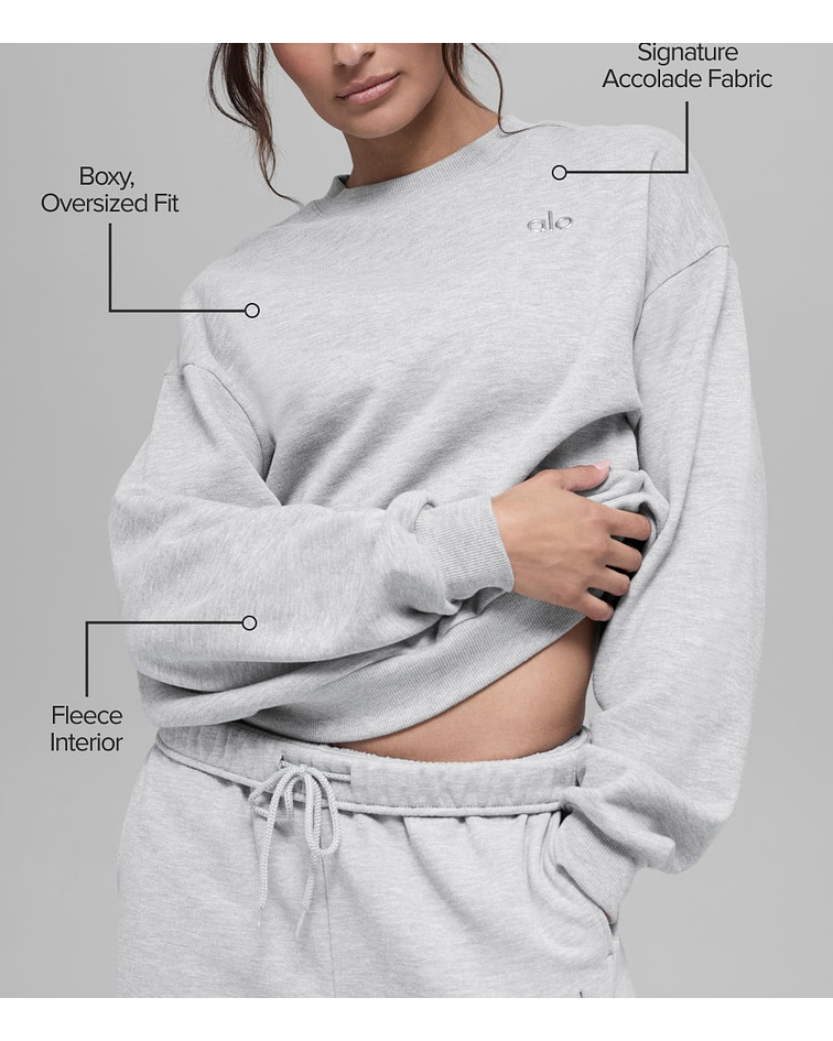  Polerón Accolade Cuello Redondo 