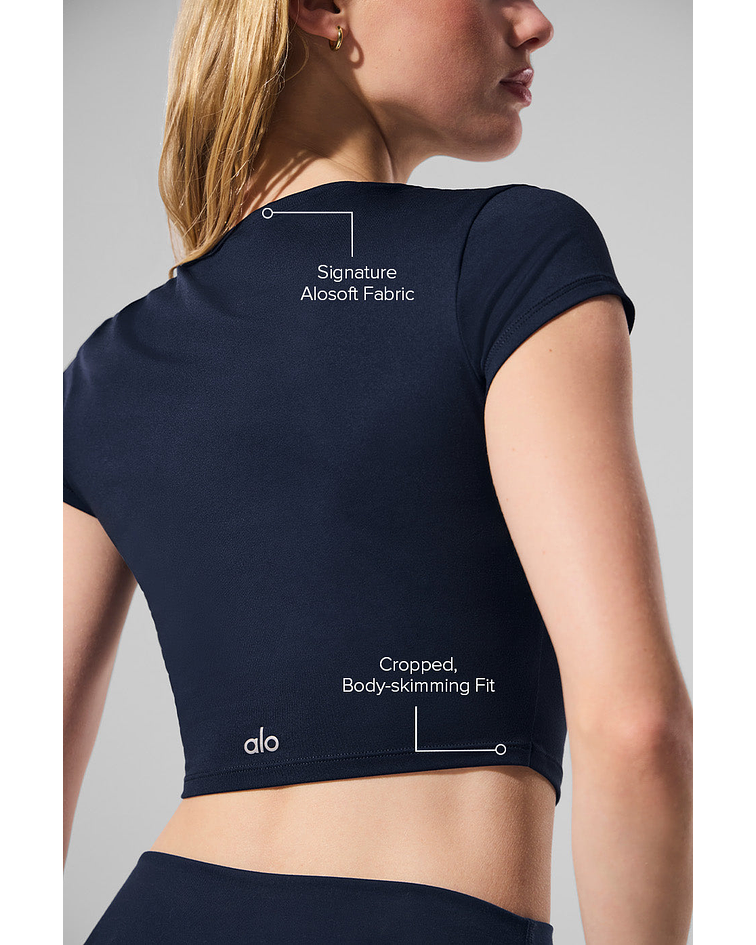 Alosoft polera Manga Corta