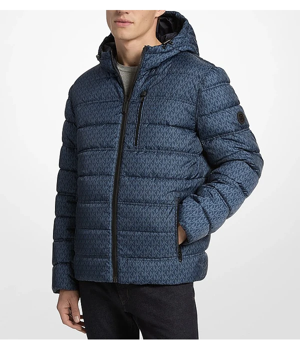 Parka acolchada logotipo
