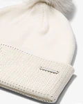 Conjunto de gorro y bufanda de punto cristalizado
