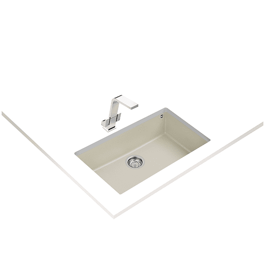 Lavaplatos SQUARE 72.40 TG Granito Bright Cream Teka