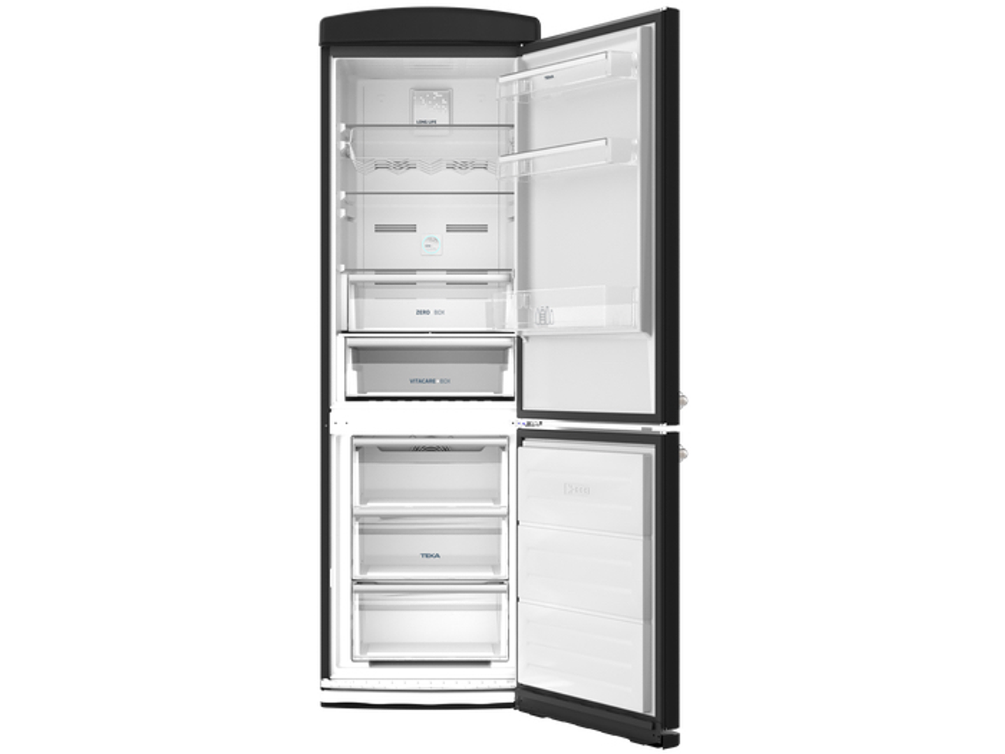 Refrigerador American Retro RBF 78615 RTR Negro Teka 2