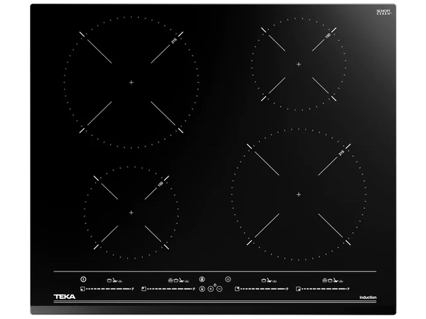 Encimera De Inducción 4 Quemadores IZC 64320 BK MSP Teka 1