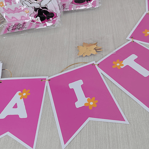 Banderín con nombre