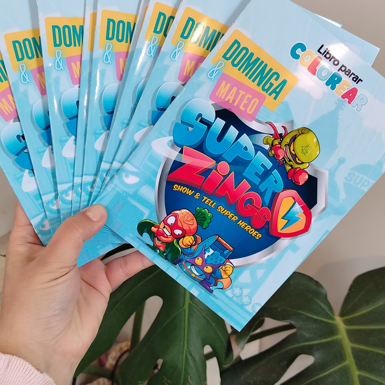 Libro para colorear personalizado 4