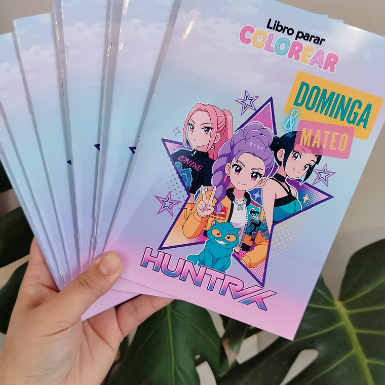 Libro para colorear personalizado 3