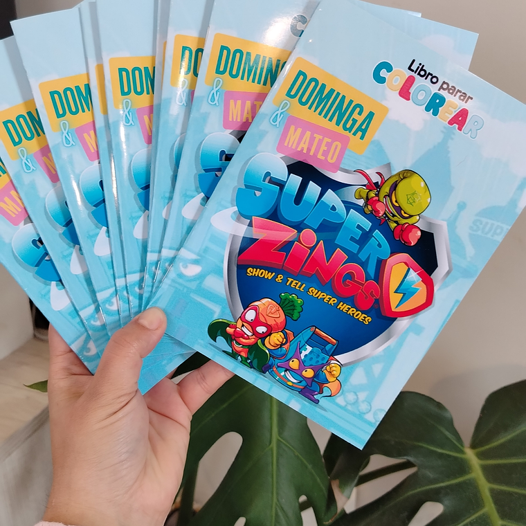 Libro para colorear personalizado 6