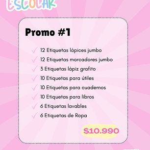 PROMO ESCOLAR #1