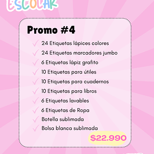 PROMO ESCOLAR #4