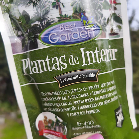 Fertilizante específico: Plantas de interior 
