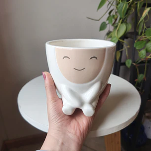 Portamaceta con carita 