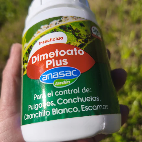 Dimetoato Plus Anasac - insecticida repelente y sistemico, 2 en 1 - 100 CC
