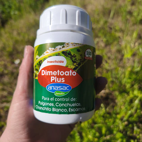 Dimetoato Plus Anasac - insecticida repelente y sistemico, 2 en 1 - 100 CC