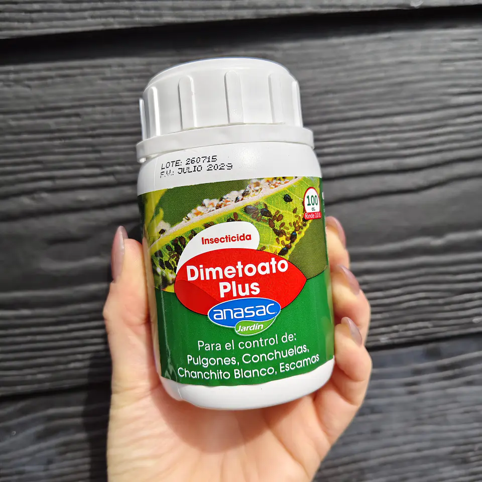 Dimetoato Plus Anasac - insecticida repelente y sistemico, 2 en 1 - 100 CC 1