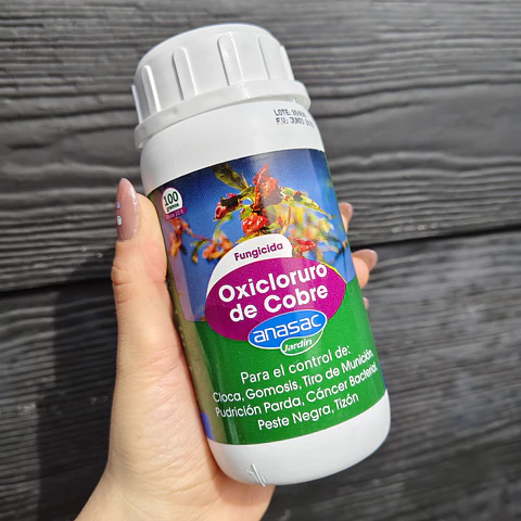 Oxicloruro de cobre Anasac - Antihongo preventivo y curativo - 100 GRS