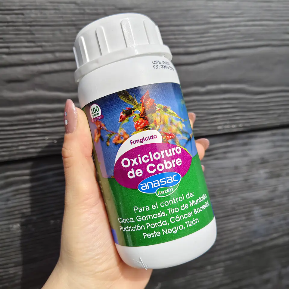 Oxicloruro de cobre Anasac - Antihongo preventivo y curativo - 100 GRS 1