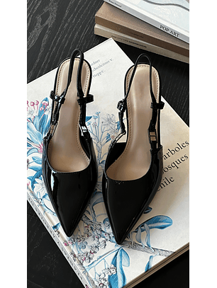 Tacón Stiletto suel negro  H100